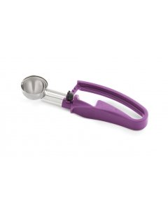 Vollrath 47400 Disher with Purple Squeeze Handle .72 oz. or Size 40