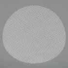 Clearance American Metalcraft 628 Perforated Round Plastic Liner for Serving Trays 14" dia. - Clear