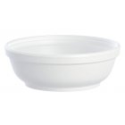 Phillips Distribution PD1258 Dart Solo 6B20 J Cup Insulated White Squat Foam Bowl 6 oz. - 1000/Case
