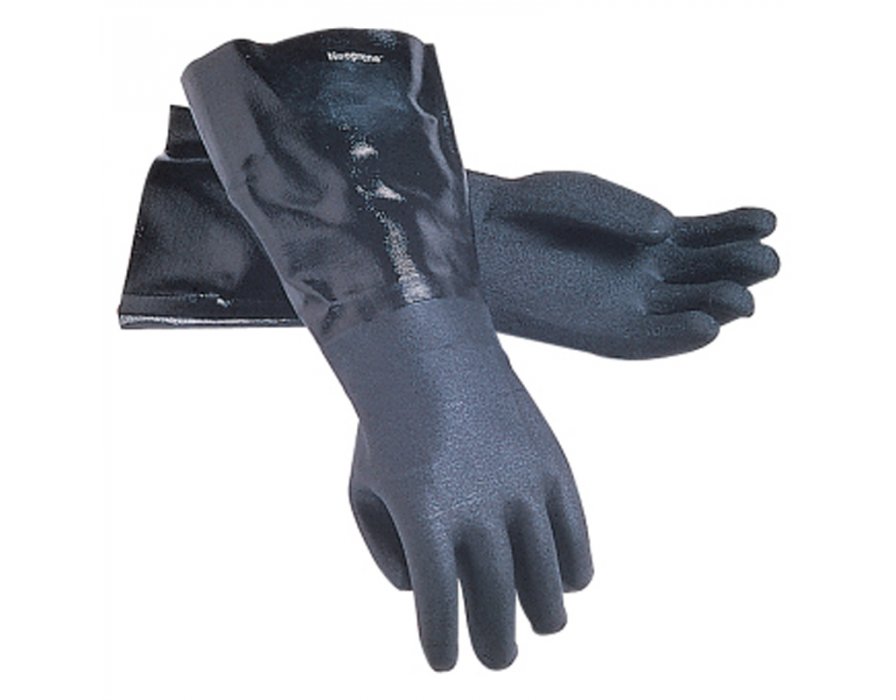 San Jamar 1217EL Elbow Length Neoprene Dishwashing Gloves 17