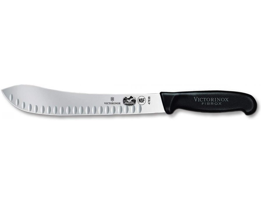 Victorinox 5.7423.25 X3 Granton Edge Butcher Knife w Fibrox Handle 10