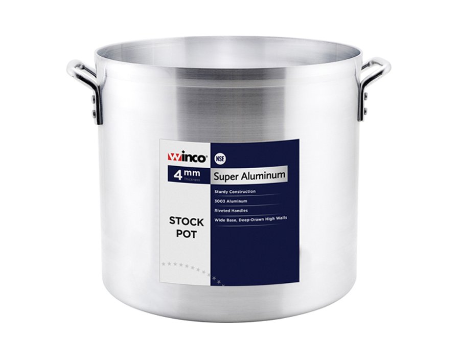Winco AXS-24 Professional Stock Pot 24 Qt. 12 Dia. X 12-1/4H