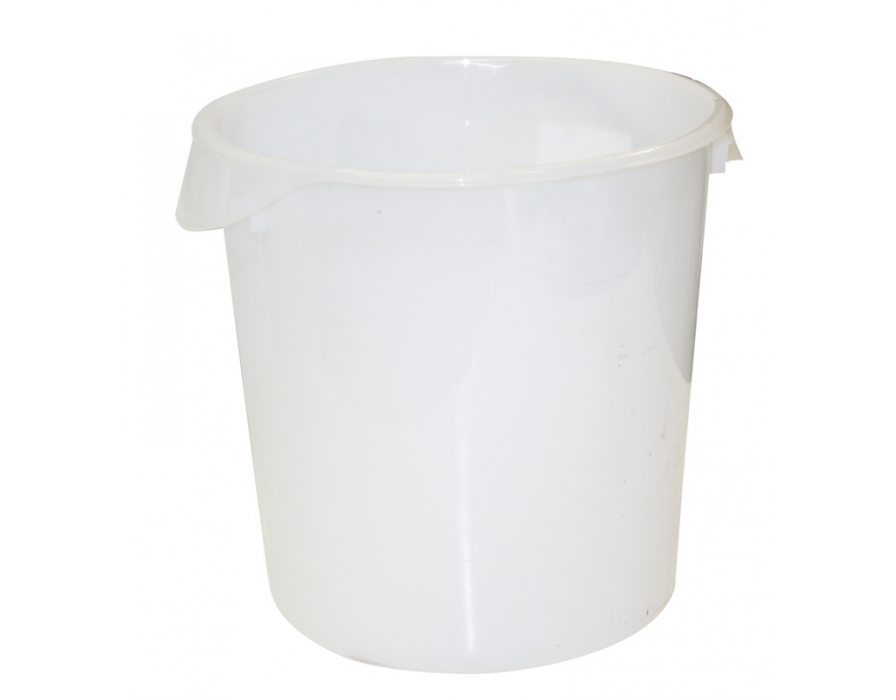 Rubbermaid 22 Qt. White Round Polyethylene Food Storage Container
