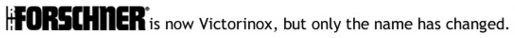 Victorinox formerly Forschner only the name has changed